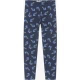 Jersey Trousers Children's Clothing Monnalisa Girls Blue Floral Leggings Years