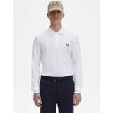 Fred Perry Women Polo Shirts Fred Perry Long Sleeve Polo Top, White