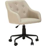 Fabric Chairs Brent Beige/Black Office Chair 88cm