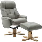 HJ Home Dubai Grey Footstool Armchair