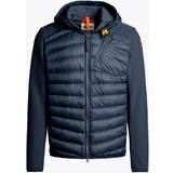 Parajumpers Men Outerwear Parajumpers Nolan Padded Shell and Knitted Jacket - Dark Avio