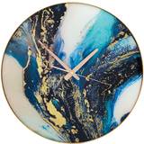 Turquoise Clocks Premier Housewares Fifty Five South Primrose Wall Clock