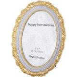Photo Frames on sale Happy Homewares Vintage and Traditional Painted Resin Oval Photo Frame