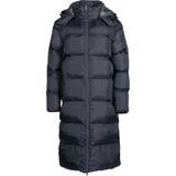 HKM Womens 2023 Preston Quilted Long Riding Coat Deep Grey