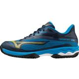 Blue Racket Sport Shoes Mizuno WAVE EXCEED LIGHT Tennisschuhe DrsBlau/Blt2Neon/Closine Herren Grösse 42.5