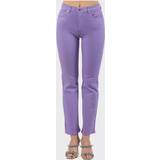 Purple - Women Jeans Pinko Byxor, Dam, Lila, W26, Bomull, Jeans
