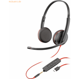 Poly Headphones Poly Blackwire C3225 Stereo USB-C
