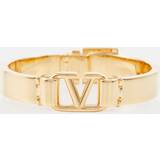 Valentino Bracelets Valentino Garavani VLOGO SIGNATURE METAL BANGLE Wo GOLD