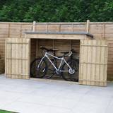 Forest Garden 2'10 Double Door Pent Storage Bike Shed/ no (Building Area )