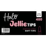 Tips Halo Gel Nails Jellie Tips Soft Gel Nail Tips Coffin Long 480 Pieces