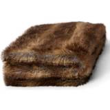 Bean Bag Bazaar Luxury Faux Fur Blankets Brown (200x)