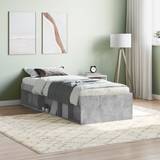 Bed Legs vidaXL Bed Frame Concrete Small Single