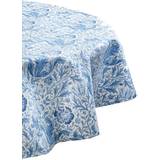 Florals Tablecloths William Morris Compton Acrylic Circle 132Cm Tablecloth Blue
