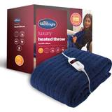 Overheat Protection Electric Blankets Silentnight Luxury Heated Throw 120cm x 160cm