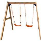 Swing Sets - Wooden Toys Playground Hedstrom Double Wooden Swing Playset