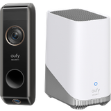 Doorbells Eufy Video Doorbell S330 Add-on HomeBase S380 HomeBase 3 Black Add-on Unit