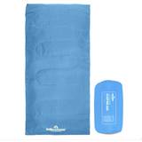 Milestone Envelope Sleeping Bag Blue Single 2 Seasons