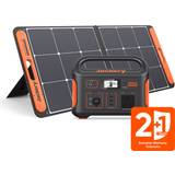 Portable Power Stations Batteries & Chargers Jackery Solar Generator 500, 518WH Power Station SolarSaga100W