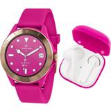 Harry Lime Series 7 Pink Silicone Strap Smart Watch With Pink