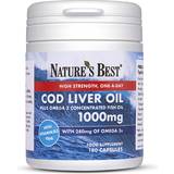 Nature's Best Cod Liver Oil 1000Mg, Pure Omega 3'S 180 pcs