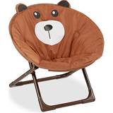 Beanbags Relaxdays Moonchair kinder kindercampingstuhl mondstuhl indoor outdoor kinderklappstuhl