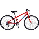 Squish 26" Wheel Lightweight Hybrid Bike Red