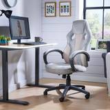 Gaming Chairs X Rocker Maverick Pc Office Gaming Chair New Beige Grey