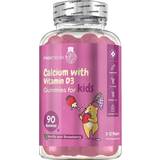 Maxmedix Kalk + D3-vitamin vingummi til børn, 90 stk Børnevitaminer lækker