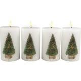 White Advent Candle Holders Det Gamle Apotek DGA 15001024 Advent Candle Holder