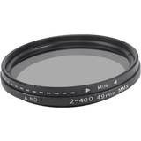 Light Camera Lens Filters Tlily ND2-400 Neutral Density Fader Variable ND Filter Adjustable 49mm Filter for Nikon for Canon for Sony Camera Lens