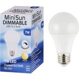 LED Lamps on sale ValueLights Minisun 7W Dimmable es E27 led gls Bulbs 3000K Pack of 4