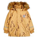 Breathable Material - Down jackets Mini Rodini Kids Beige Penguin K2 Jacket 104-110