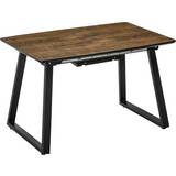 Homcom Extendable Nature Wood Effect Dining Table 80x120cm
