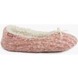 Slippers & Sandals Totes Knitted Ballet Slippers, Pink/Cream