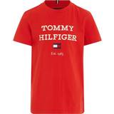 Cotton T-shirts Tommy Hilfiger Th Logo T-shirt Fierce Red yr yr
