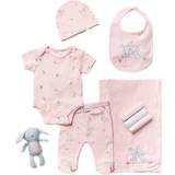 9-12M Jumpsuits Children's Clothing Baby Girls Pink Bunny Piece Gift Set