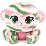 Gund Official, P.Lushes Cute Designer Fashion Collectable Pets Olivia Moss Monkey Premium Stylish Stuffed Animal Soft Plush, Green Pink, 15.2cm Soft