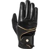 Mountain Horse Equestrian Accessories Mountain Horse 2023 Diamond Rider Gloves Gold Black