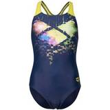 Arena Girl's Multi Pixels Swimsuit Swim Pro Back Swimsuit 116, blue