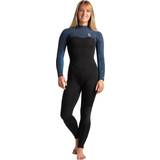 Front Wetsuits C-skins Solace 4/3mm Gbs Back Zip Wetsuit Stone Tropical Cascade Blue