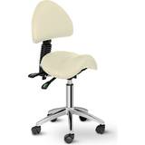 Beige Office Chairs Physa Saddle Office Chair