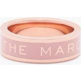Pink Rings Marc Jacobs The Medallion Ring in Sand/Rose Gold