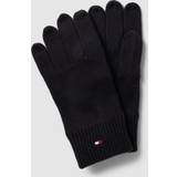 Tommy Hilfiger Men Gloves & Mittens Tommy Hilfiger Essential Flag Knitted Gloves Black One