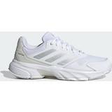 Racket Sport Shoes adidas CourtJam Control Tennis Shoes Cloud White Silver Metallic Grey One