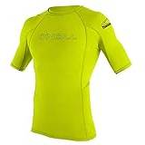 Green Wetsuit Parts O'Neill Basic Skins Youth Short Sleeve Rash Vest Lime-Age Age
