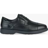 Geox Men Low Shoes Geox Spherica EC11 Leather Oxford Shoes, Black