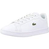 Lacoste Unisex Shoes Lacoste Kids' Carnaby Pro Synthetic Fiber Trainers White