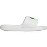 Lacoste Slippers & Sandals Lacoste Women's Croco 1.0 Synthetic Slides White & Green