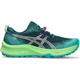 Men - Turquoise Running Shoes Asics GEL-TRABUCO Rich Teal/Pure Silver