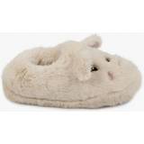 Fabric Slippers Totes Bear Faux Fur Slippers, Cream